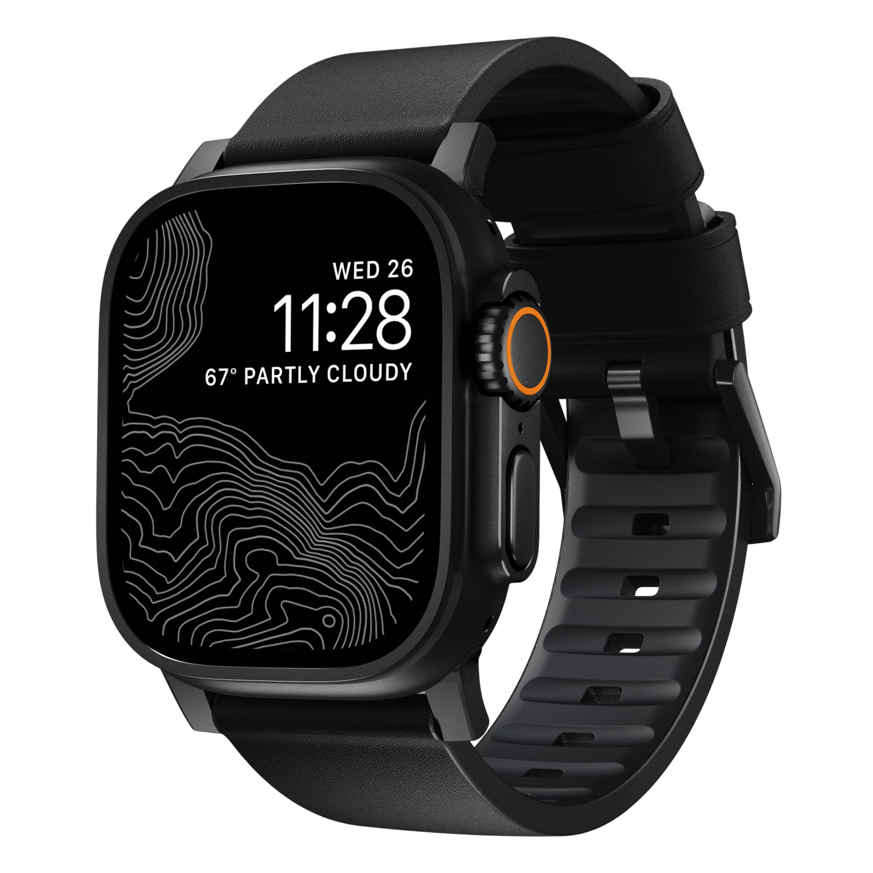 سوار جلد نشط Nomad Active Band Pro لساعة آبل 49mm / 46mm / 45mm