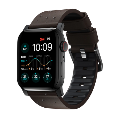 سوار جلد نشط Nomad Active Band Pro لساعة آبل 49mm / 46mm / 45mm