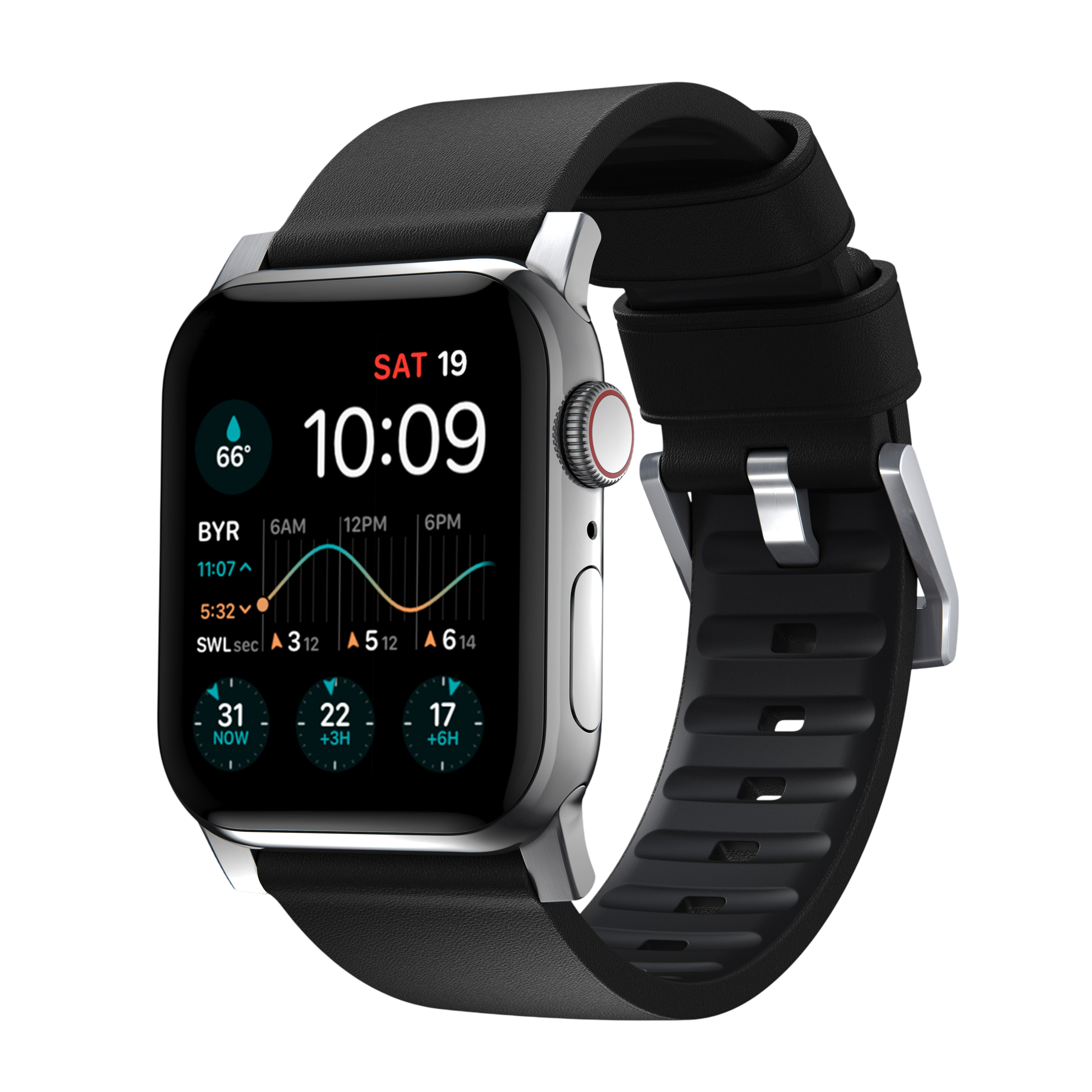 سوار جلد نشط Nomad Active Band Pro لساعة آبل 49mm / 46mm / 45mm