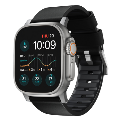 سوار جلد نشط Nomad Active Band Pro لساعة آبل 49mm / 46mm / 45mm
