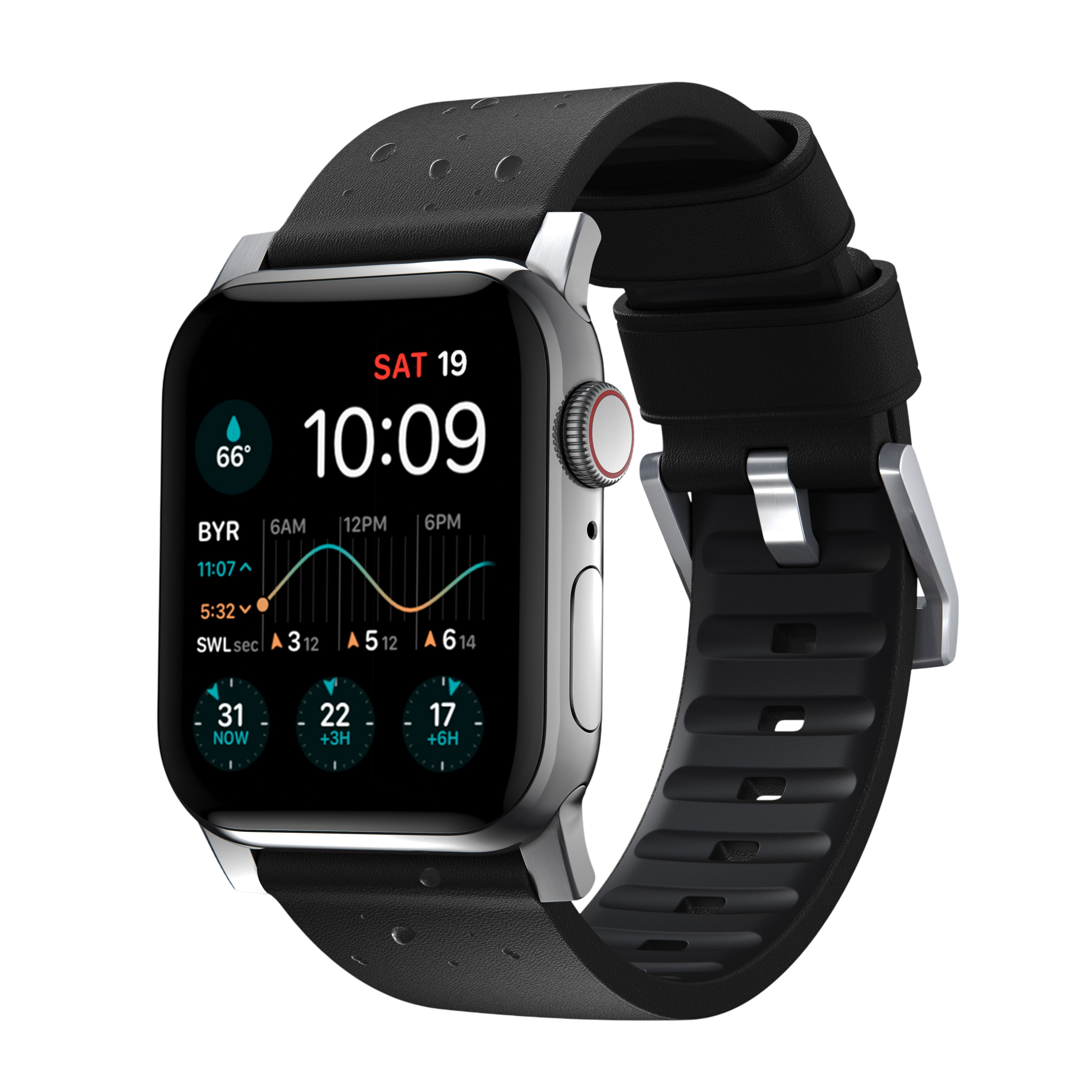 سوار جلد نشط Nomad Active Band Pro لساعة آبل 49mm / 46mm / 45mm