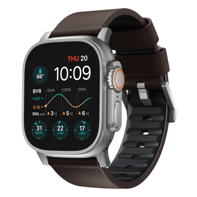 سوار جلد نشط Nomad Active Band Pro لساعة آبل 49mm / 46mm / 45mm