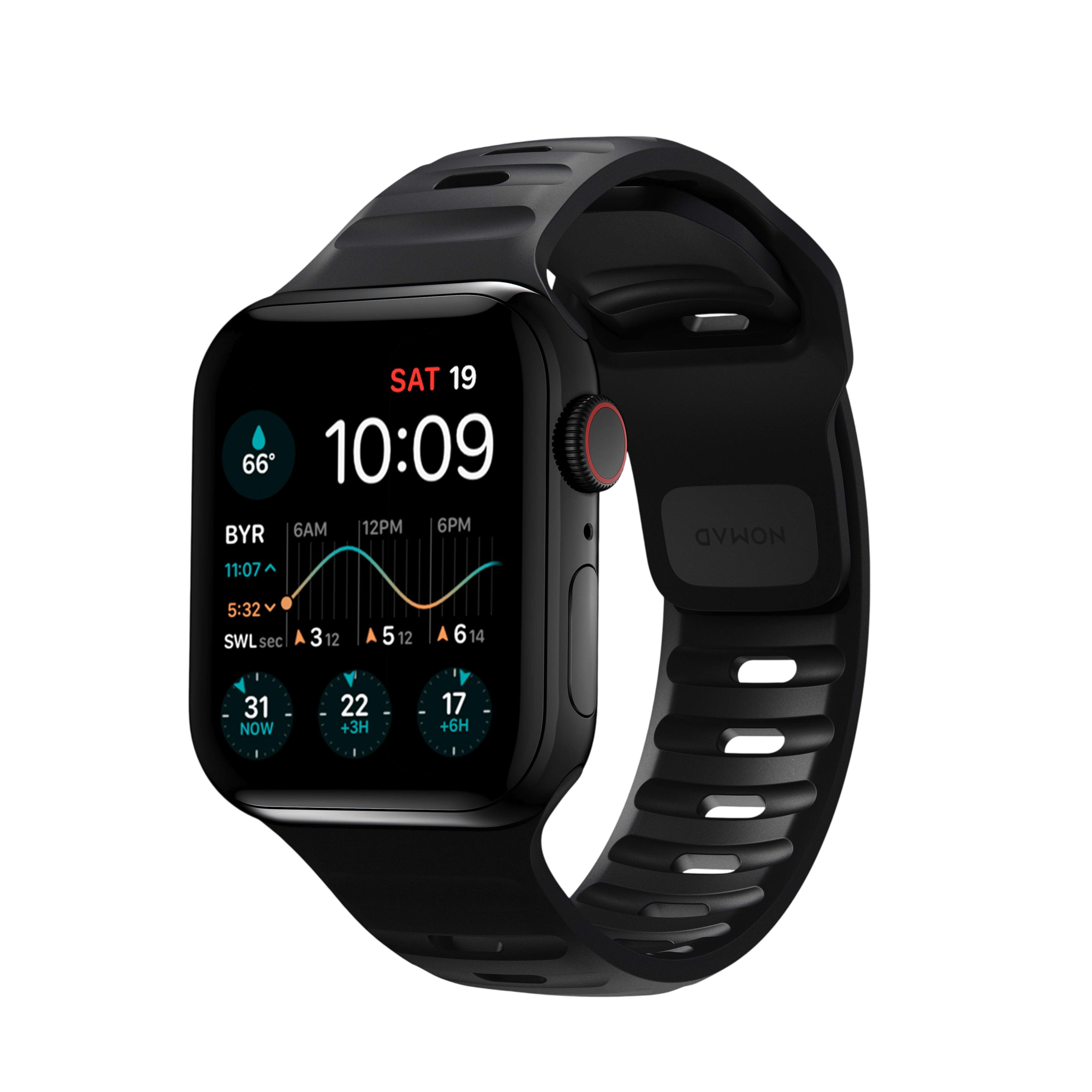 سوار رياضي مقاوم للماء من نوماد لساعة آبل 42 مم / 41 مم / 40 مم