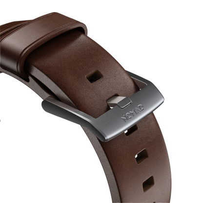 Nomad Modern Band for Apple Watch 49mm / 46mm / 45mm (Brown / Horween Leather)