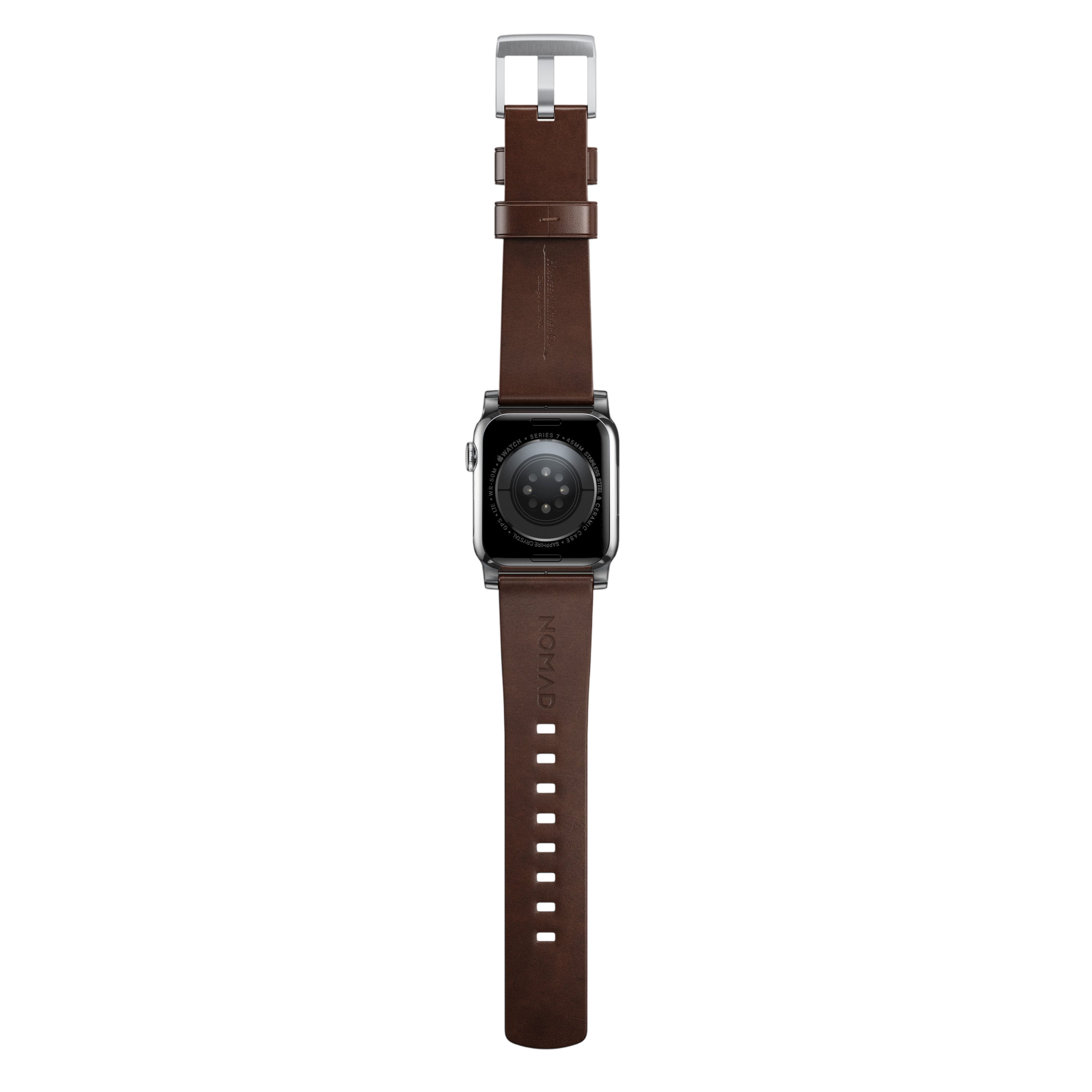 Nomad Modern Band for Apple Watch 49mm / 46mm / 45mm (Brown / Horween Leather)