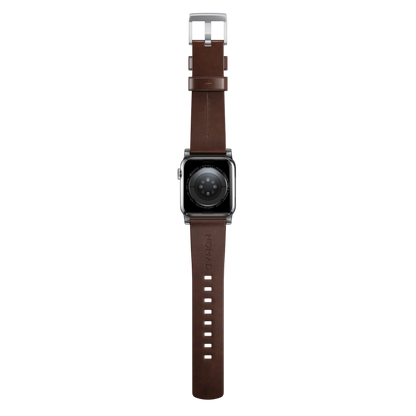 Nomad Modern Band for Apple Watch 49mm / 46mm / 45mm (Brown / Horween Leather)