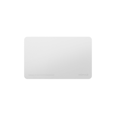 Nomad Tracking Card Air (V2) - Find My - White 