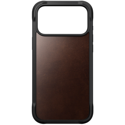 Nomad Rugged Leather Case for iPhone 17 Pro (Horween)