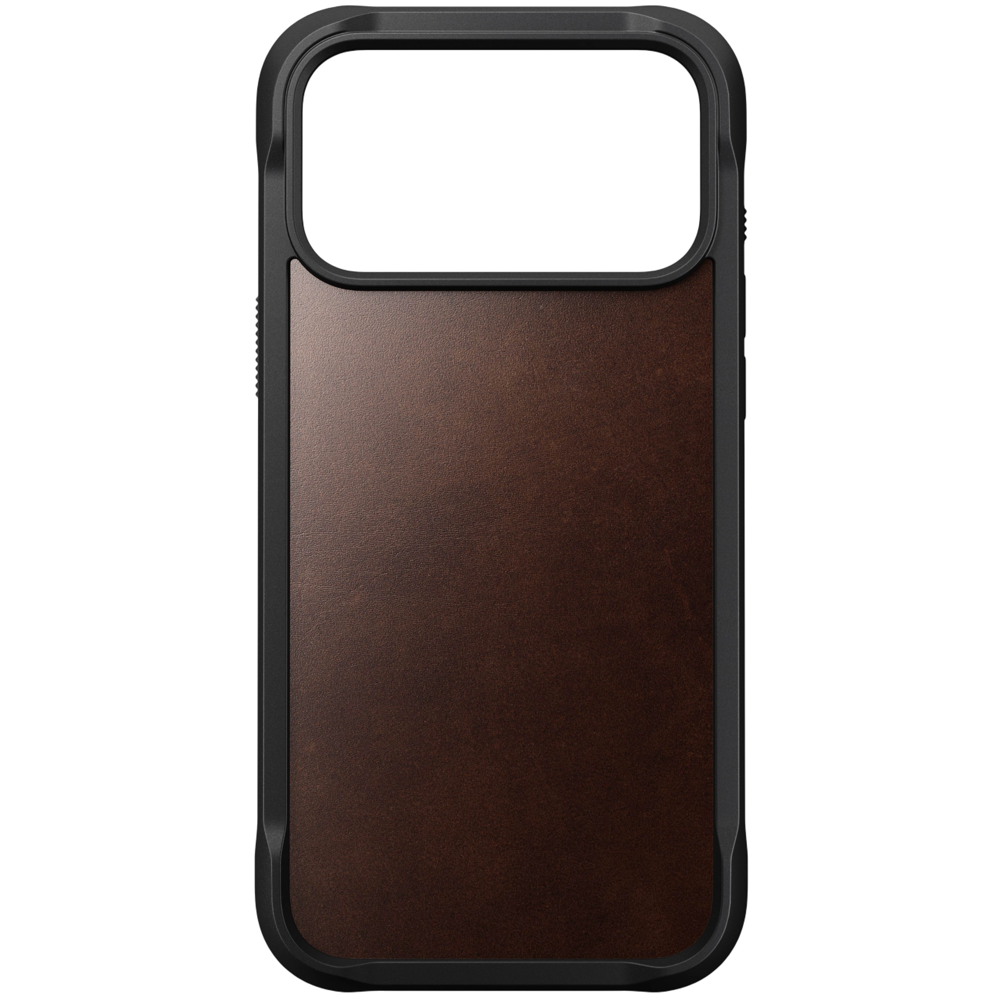 Nomad Rugged Leather Case for iPhone 17 Pro Max Horween)