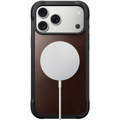 Nomad Rugged Leather Case for iPhone 17 Pro Max Horween)