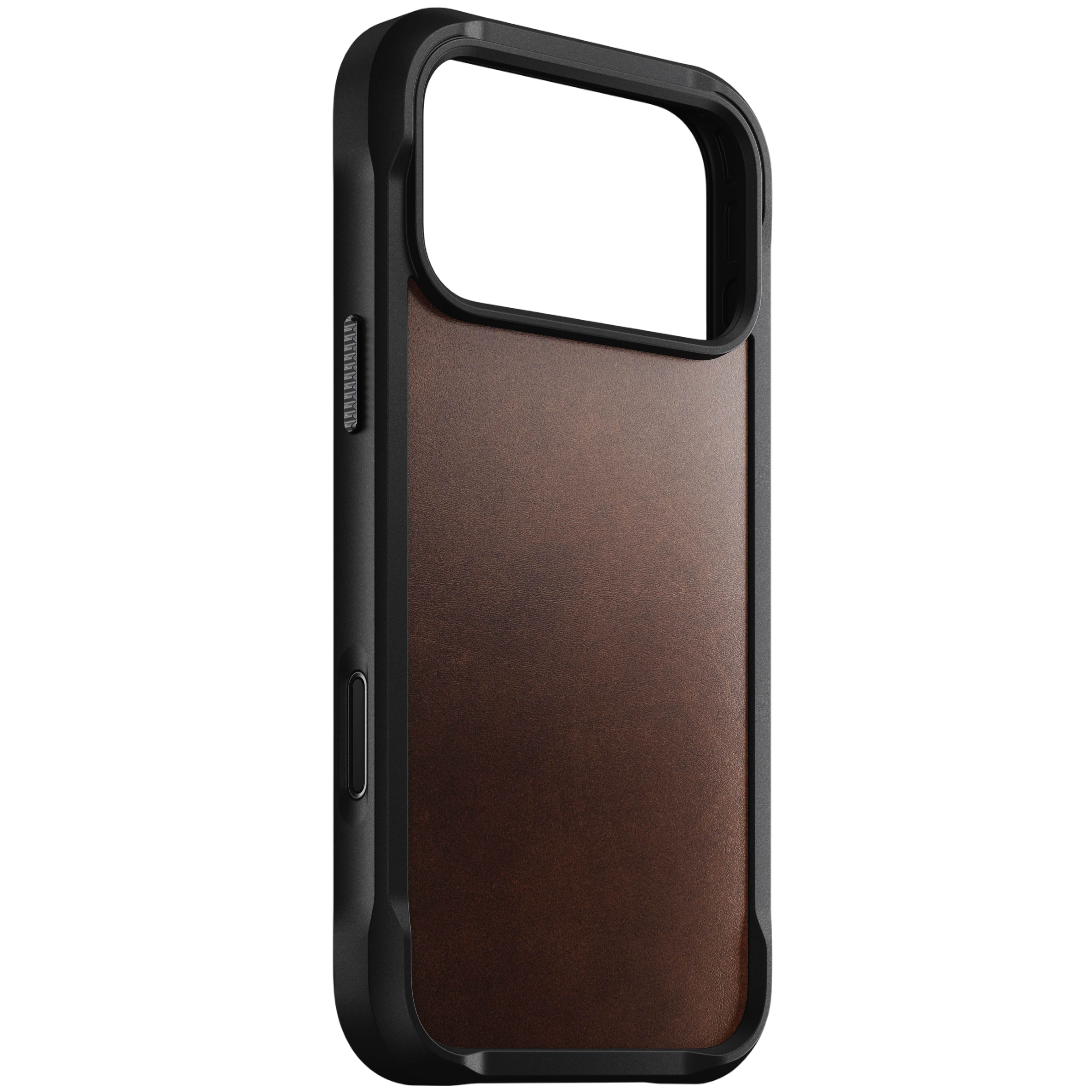 Nomad Rugged Leather Case for iPhone 17 Pro (Horween)