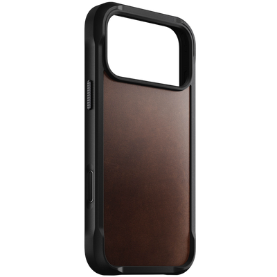 Nomad Rugged Leather Case for iPhone 17 Pro (Horween)