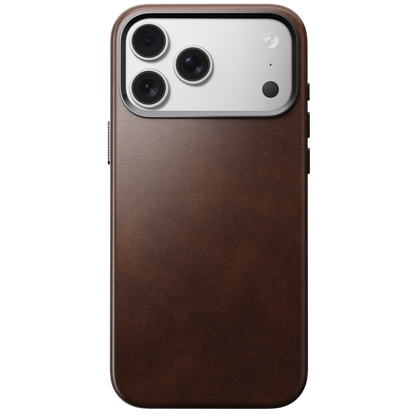 Nomad Traditional Leather Case for iPhone 17 Pro (Horween Leather)