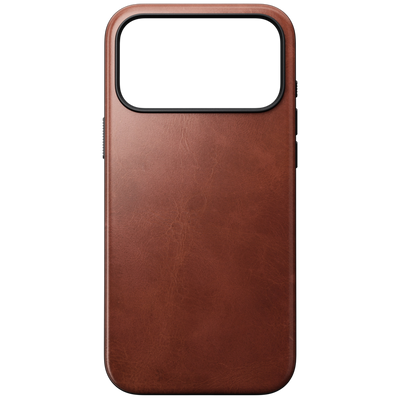حافظة جلدية حديثة من Nomad لهاتف iPhone 17 Pro Max (جلد Horween)