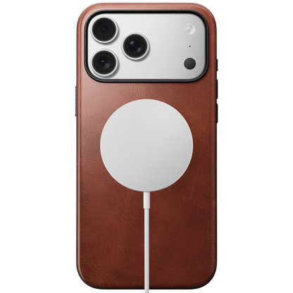 Nomad Modern Leather Case for iPhone 17 Pro (Horween Leather)