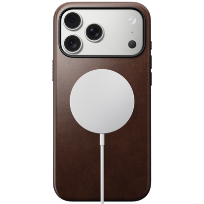 Nomad Modern Leather Case for iPhone 17 Pro (Horween Leather)