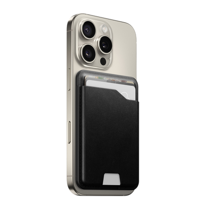 Nomad Leather Mag Wallet with Find My Tracking