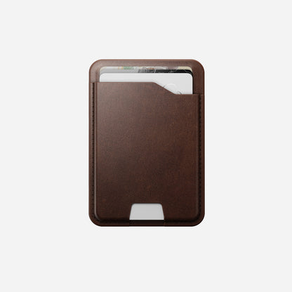 Nomad Leather Mag Wallet with Find My Tracking
