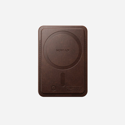 Nomad Leather Mag Wallet with Find My Tracking