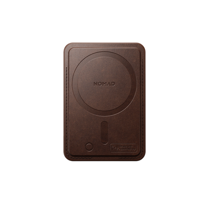 Nomad Leather Mag Wallet with Find My Tracking
