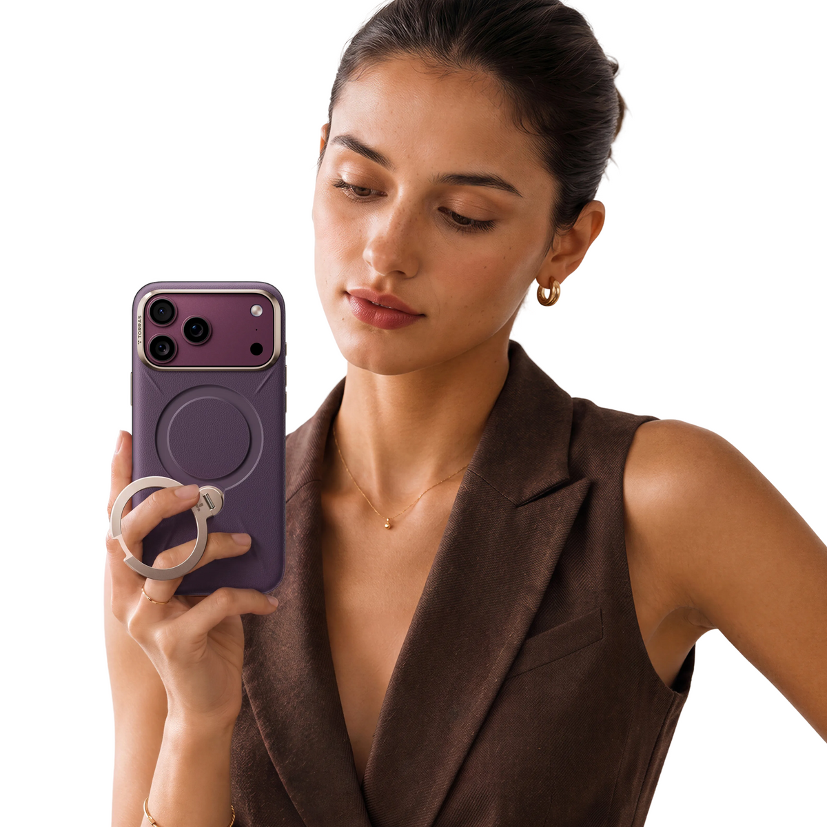Torras Ostand Q3 VegSkin Case for iPhone 18 Pro Max