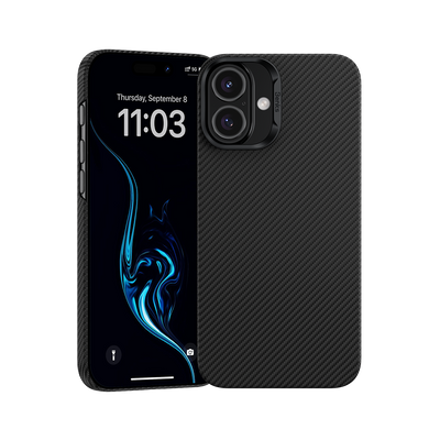 حافظة بنكس أرمور إير مصنوعة من كيفلار® 600D لجهاز آيفون 16 بلس