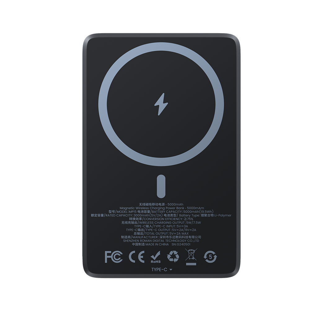 Benks ArmorGo Ultra Slim Magsafe & USB-C Power Bank 5000mAh