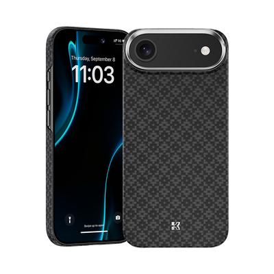 Benks ArmorGrid ArmorAir Case built with Kevlar® for iPhone Air - Obsidian Black #pattern_obsidian-black