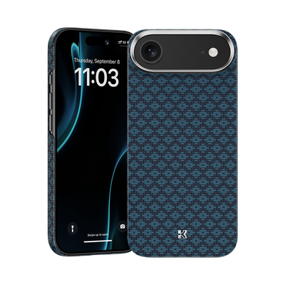 Benks ArmorGrid ArmorAir Case built with Kevlar® for iPhone Air - Azure Blue #pattern_azure-blue
