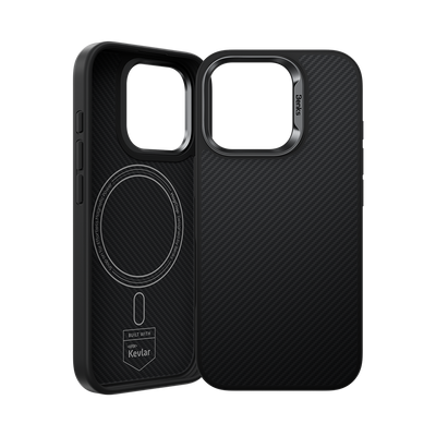 حافظة Benks ArmorPro مصنوعة من Kevlar® 600D لهاتف iPhone 16 Pro Max مع زر