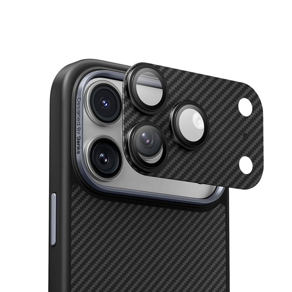 حامي عدسة بنكس أرمور ووريور لجهاز آيفون 17 برو ماكس