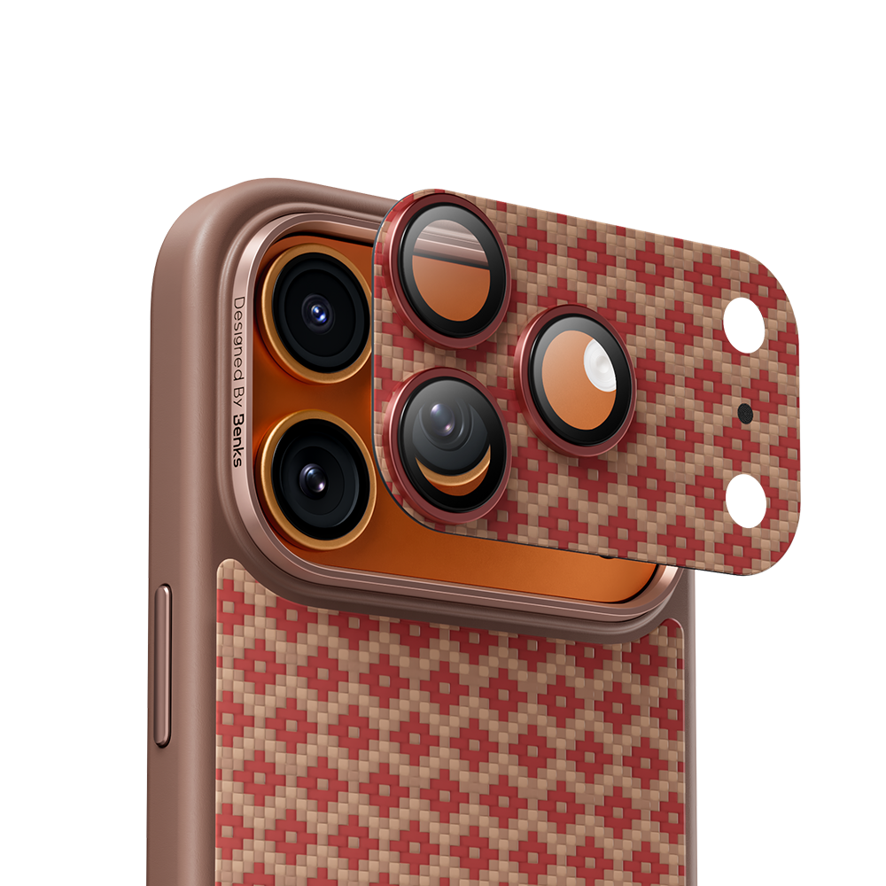 حامي عدسة بنكس أرمور ووريور لجهاز آيفون 17 برو ماكس