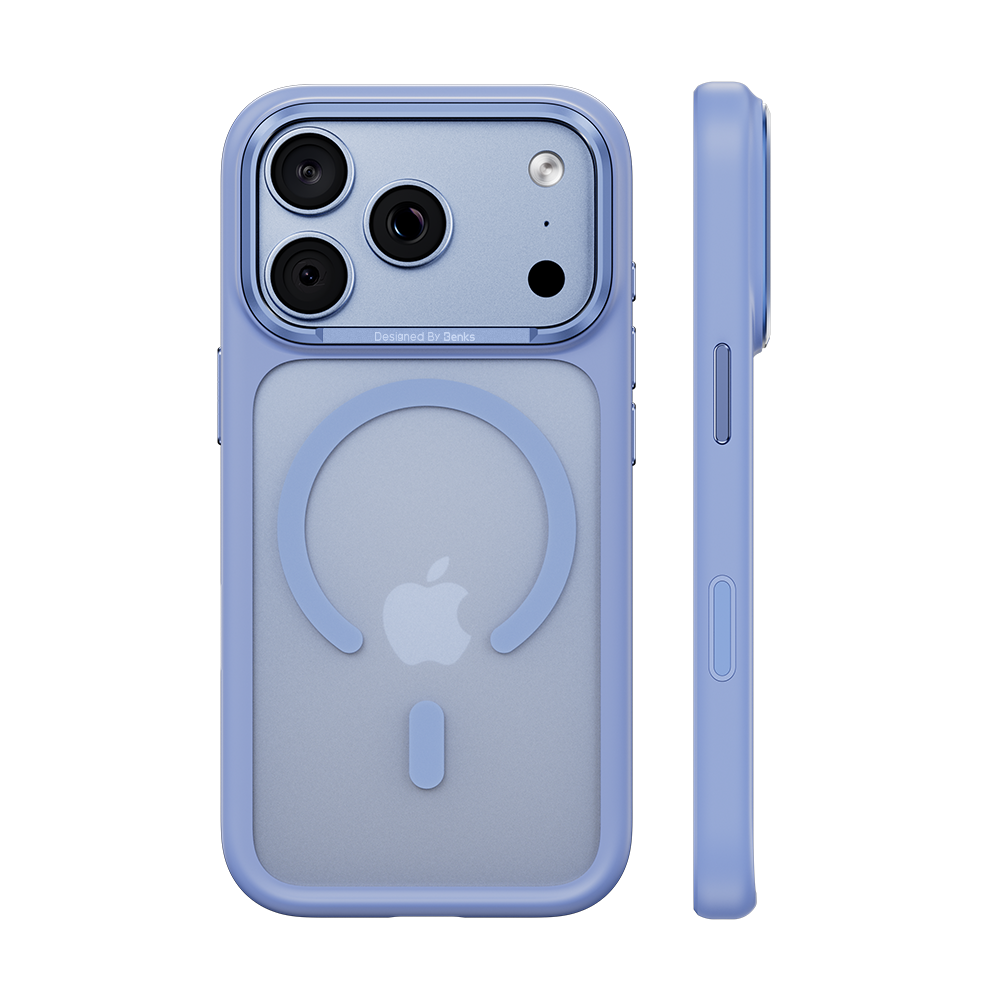 Benks Mist Phone Case for iPhone 18 Pro / 18 Pro Max & iPhone 17 Series (17 / Pro / Pro Max / Air) - Slate Blue 