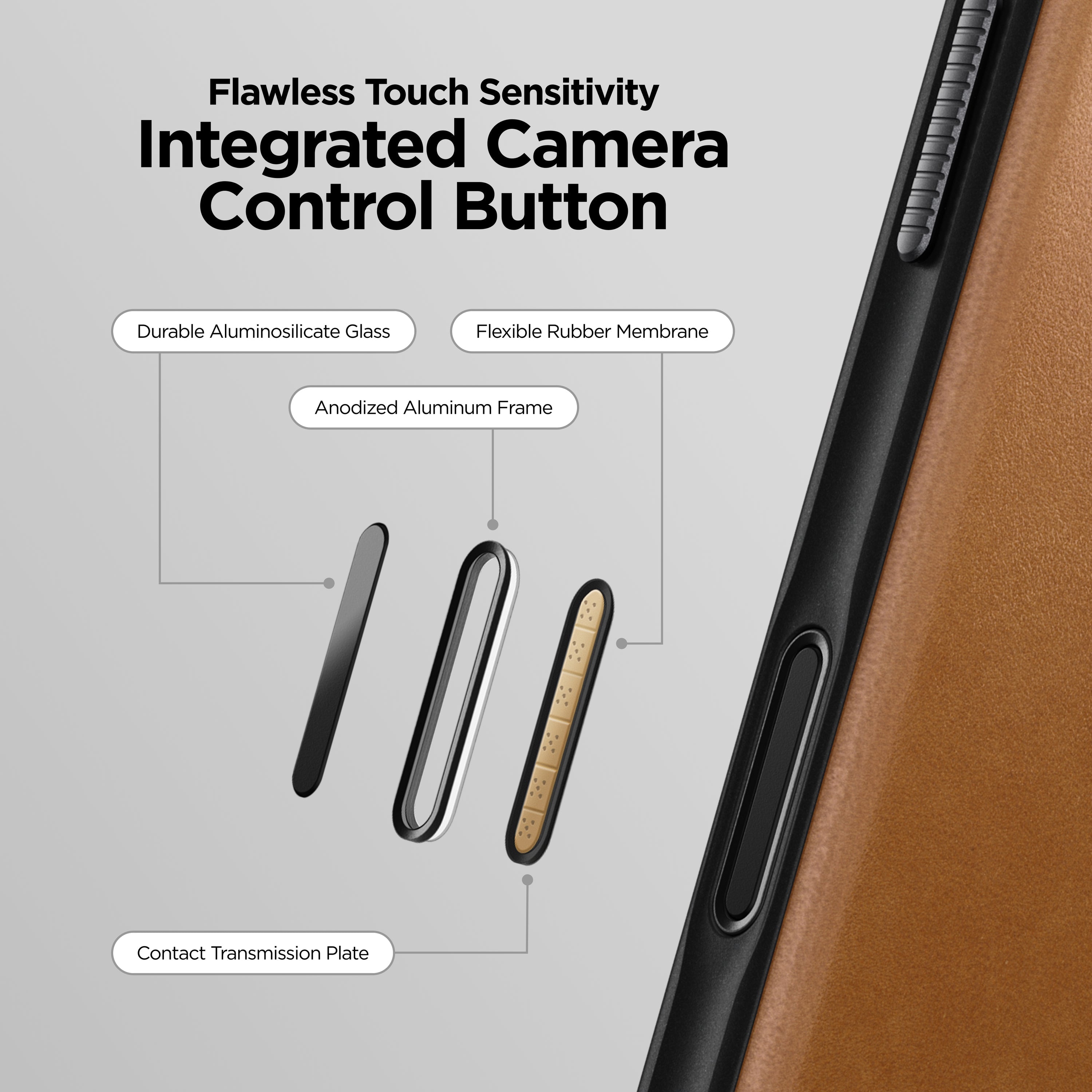 Nomad Modern Leather Case for iPhone 17 Pro (Nomad Leather)