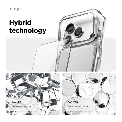 Elago Hybrid Clear Case for iPhone 17 Pro / iPhone 18 Pro