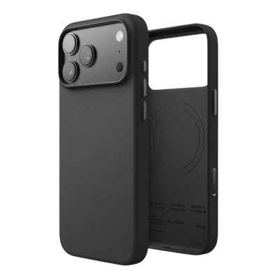 Elago MagLeather Case for iPhone 17 Pro Max / iPhone 18 Pro Max - Black 