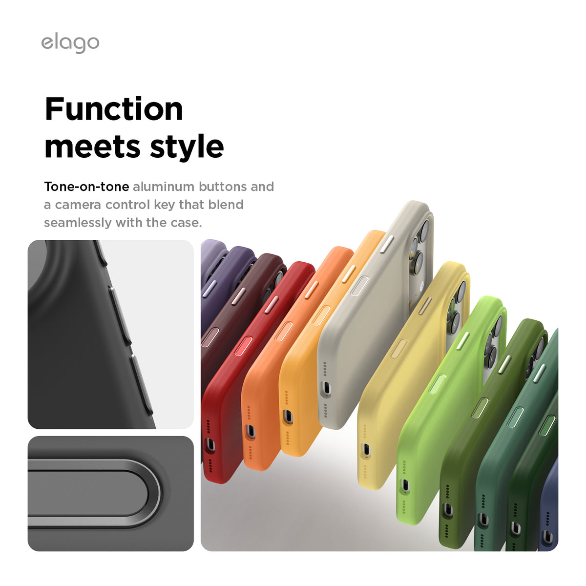 Elago Mag Silicone Case for iPhone 17 Pro / iPhone 18 Pro - Black 