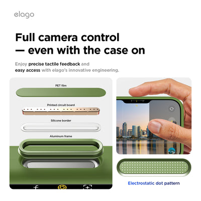 Elago Mag Silicone Case for iPhone 17 Pro / iPhone 18 Pro - Cedar Green 