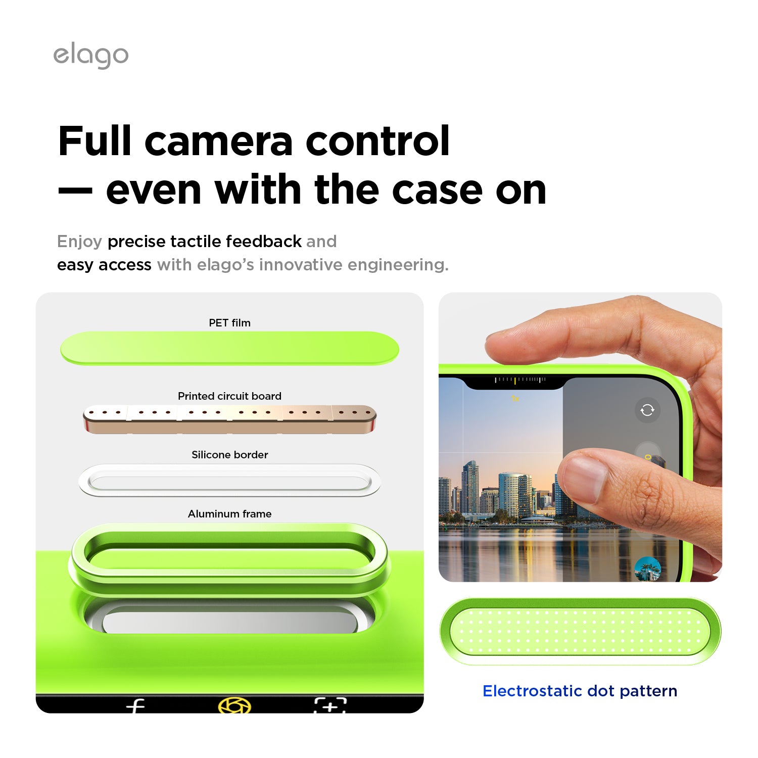 Elago Mag Silicone Case for iPhone 17 Pro / iPhone 18 Pro - Lime Green 