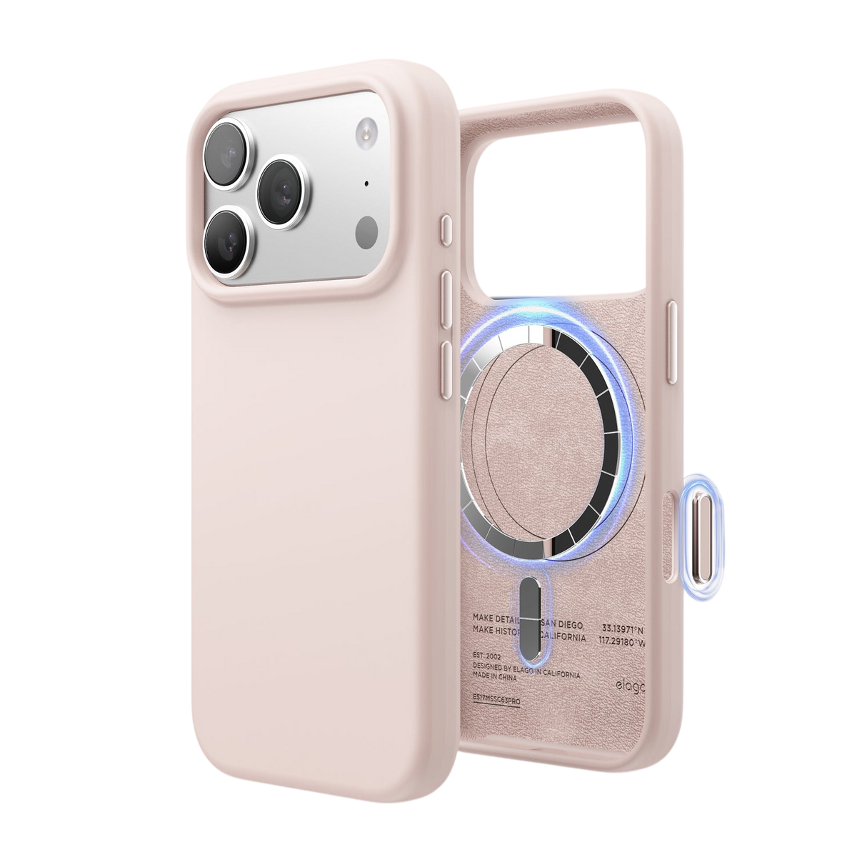 Elago Mag Silicone Case for iPhone 17 Pro / iPhone 18 Pro - Lovely Pink 