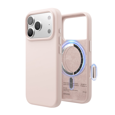 Elago Mag Silicone Case for iPhone 17 Pro / iPhone 18 Pro - Lovely Pink 