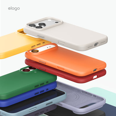 Elago Mag Silicone Case for iPhone 17 Pro / iPhone 18 Pro - Medium Grey 