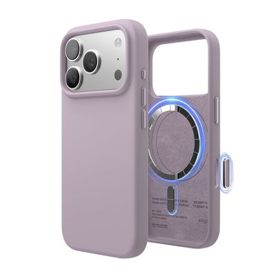 Elago Mag Silicone Case for iPhone 17 Pro / iPhone 18 Pro - Soft Purple 