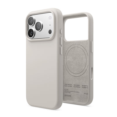 Elago Mag Silicone Case for iPhone 17 Pro / iPhone 18 Pro - Stone 