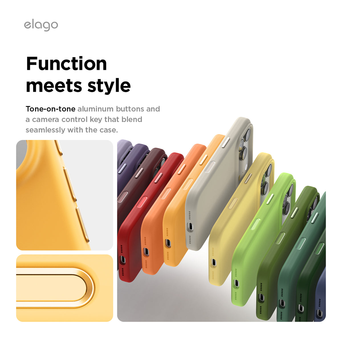 Elago Mag Silicone Case for iPhone 17 Pro / iPhone 18 Pro - Sunshine 