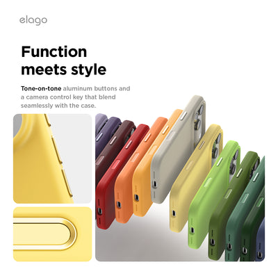 Elago Mag Silicone Case for iPhone 17 Pro / iPhone 18 Pro - Yellow 