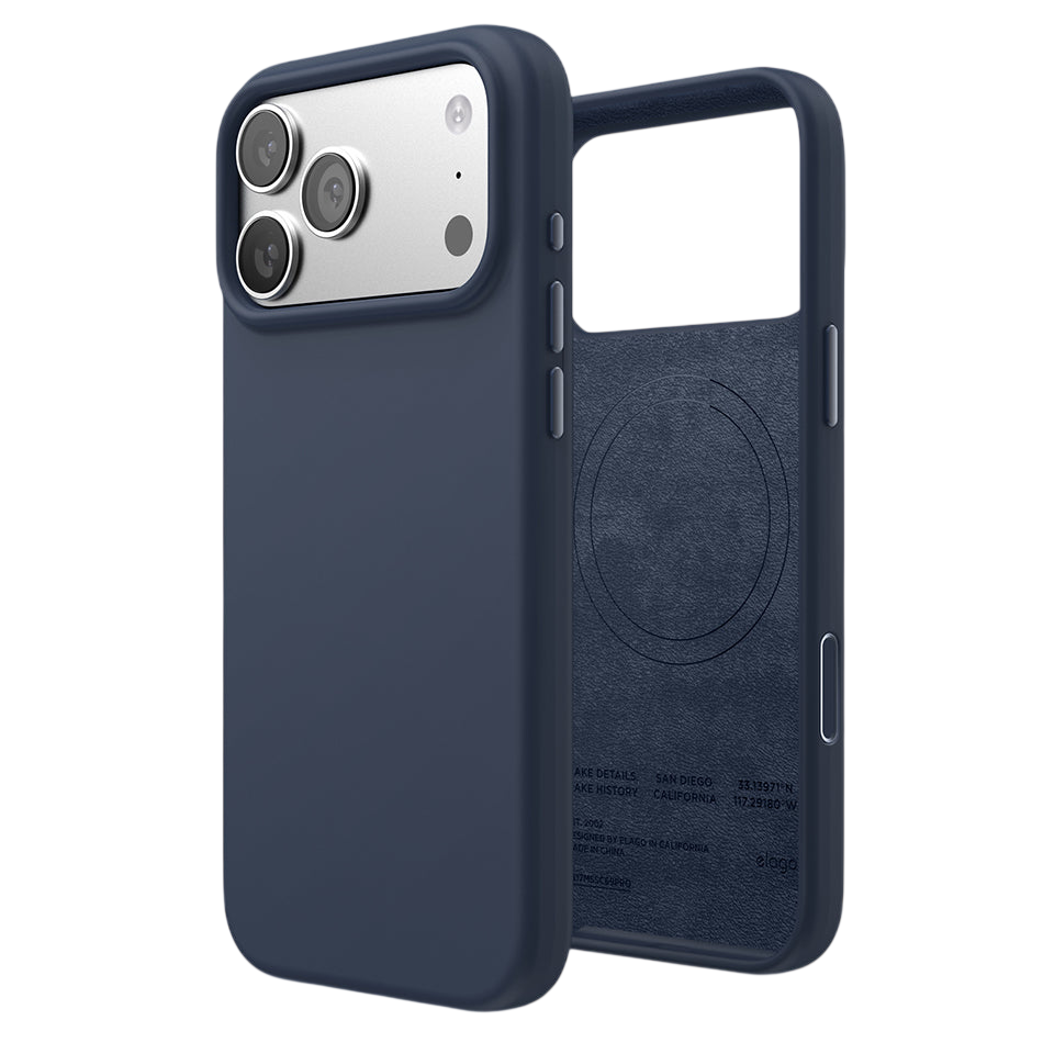 Elago Mag Silicone Case for iPhone 17 Pro Max / iPhone 18 Pro Max - Jean Indigo 