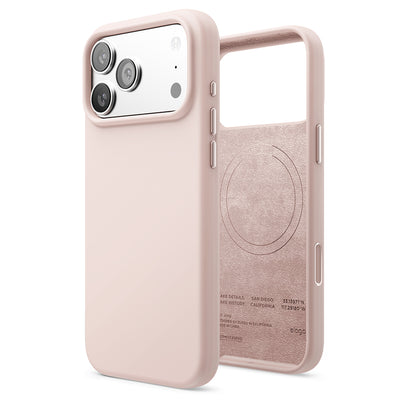 Elago Mag Silicone Case for iPhone 17 Pro Max / iPhone 18 Pro Max - Lovely Pink 