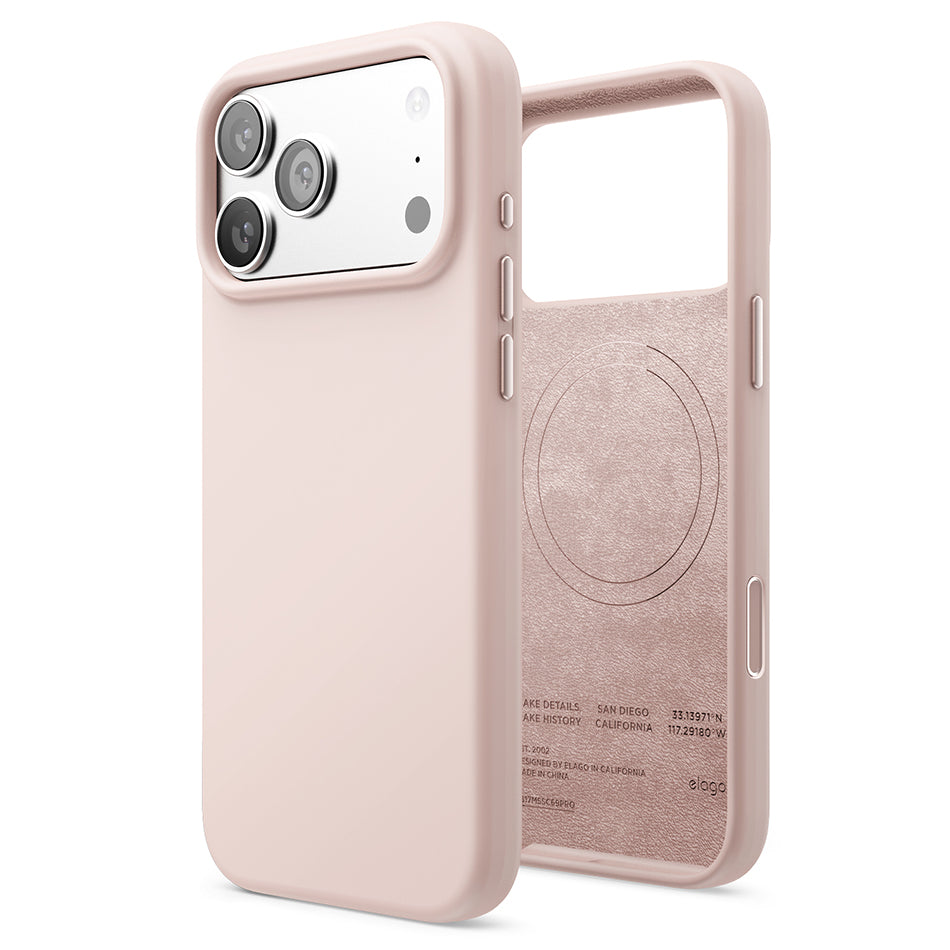 Elago Mag Silicone Case for iPhone 17 Pro Max / iPhone 18 Pro Max - Lovely Pink 