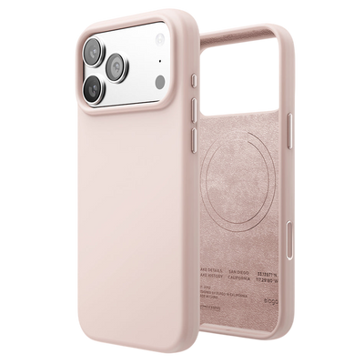 Elago Mag Silicone Case for iPhone 17 Pro Max / iPhone 18 Pro Max - Lovely Pink 